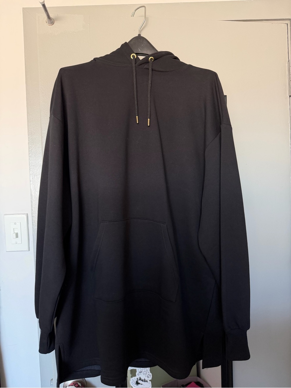 ACOTAR Women's Black Long-Sleeve Hoodie Dress